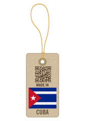Tag made in Cuba