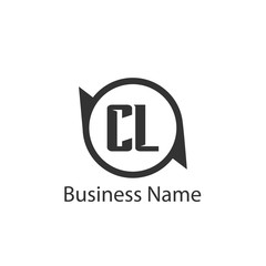 Initial Letter CL Logo Template Design