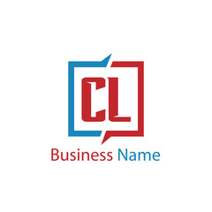 Initial Letter CL Logo Template Design