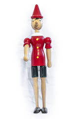 Pinocchio the wooden puppet