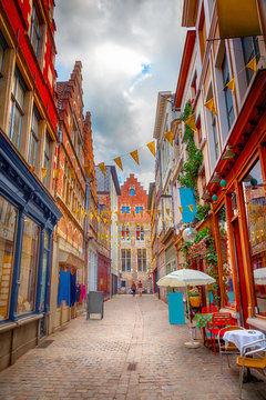 Street Of Gent, Belgium