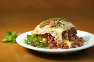 calabresa sandwich gourmet