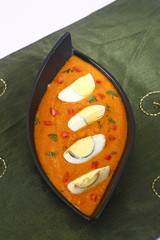 Spicy Boiled Egg Curry, Indian Dish