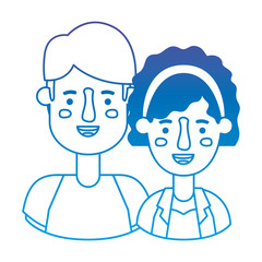 couple avatar characters icons