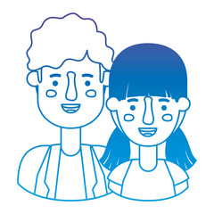 couple avatar characters icons