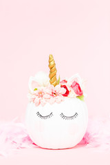 Unicorn pumpkin © arinahabich