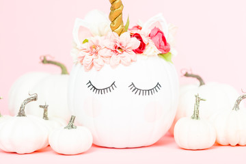 Unicorn pumpkin © arinahabich
