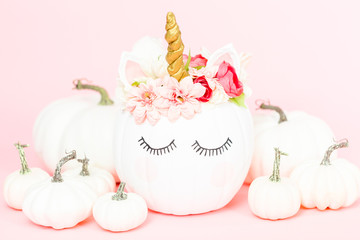 Unicorn pumpkin © arinahabich