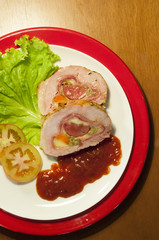 roast beef with stuffing