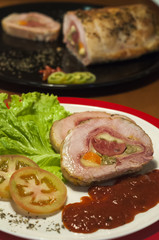 roast beef with stuffing