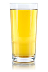 Apfelsaft Saft Glas freigestellt Freisteller isoliert