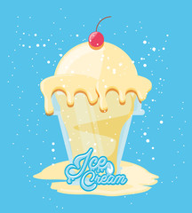 delicious ice cream cone