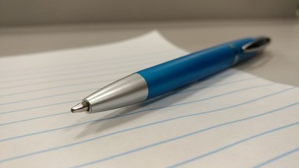 Naklejka premium Pen and Paper