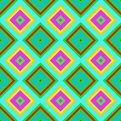 Seamless pattern background from a variety of multicolored squares.