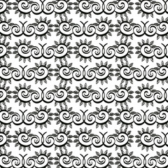 victorian and floral monochrome background