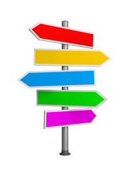 Directional Arrows Road Sign