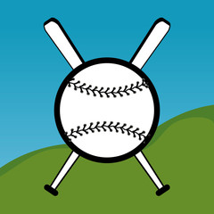 baseball sport ball icon
