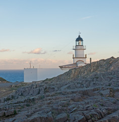 Lighthouse of the Cap de Creus Natural Park, the westernmost point of Spain, where the sun first rises.