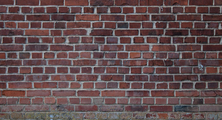 red brick wall