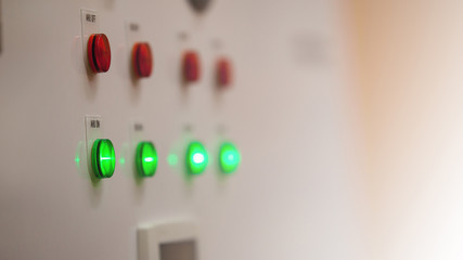 Pilot lamp device for the control cabinet in the industrial machinery