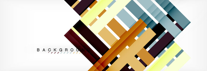 Naklejka premium Minimal line design abstract background