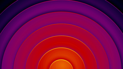 Background with circles in a paper style. With a variety of colors.