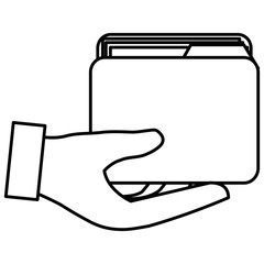 hand with file folder