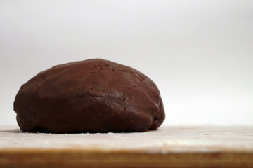 douch for chocolate cookies with copy space