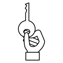 hand with key icon