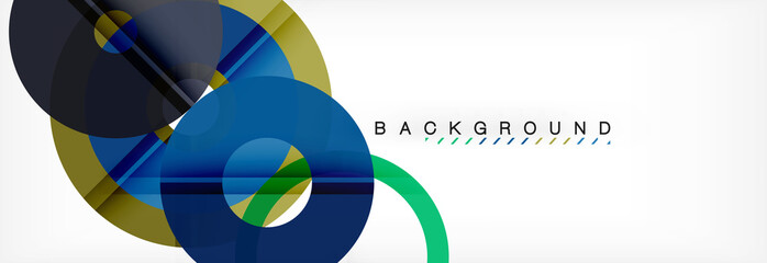 Modern geometrical abstract background