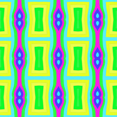 Seamless background pattern with a variety of multicolored lines.