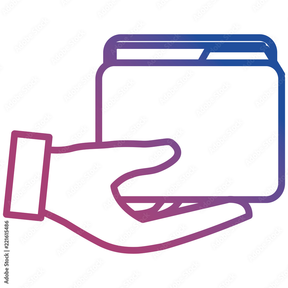 Poster hand with file folder