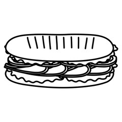 fresh and delicious sandwish