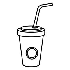 coffee drink in plastic container