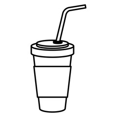 soda in plastic container