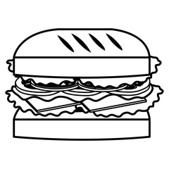 delicious burger fast food