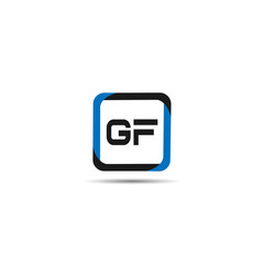 Initial Letter GF Logo Template Design