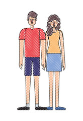 couple avatar characters icons