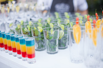 Beautiful Wedding decorations and candy bar