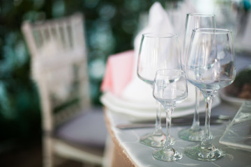 Beautiful Wedding decorations and candy bar