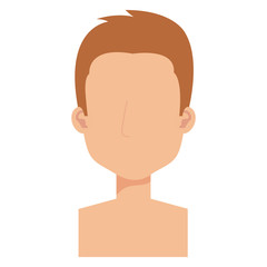 young man shirtless avatar character