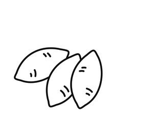 芋(線画)
