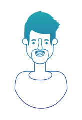 young man with beard avatar character
