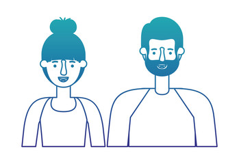 couple avatar characters icons