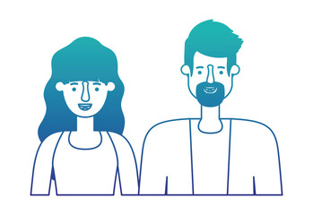 couple avatar characters icons