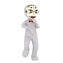 Cover your face with a mask