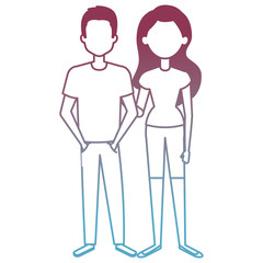 couple avatar characters icons