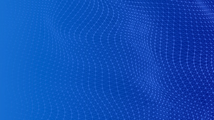 Abstract lines background. Connection structure. Geometric background. Abstract polygonal space. 4k rendering.