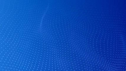 Abstract lines background. Connection structure. Geometric background. Abstract polygonal space. 4k rendering.