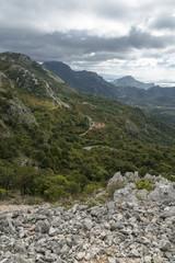 Areal view in Montenegro